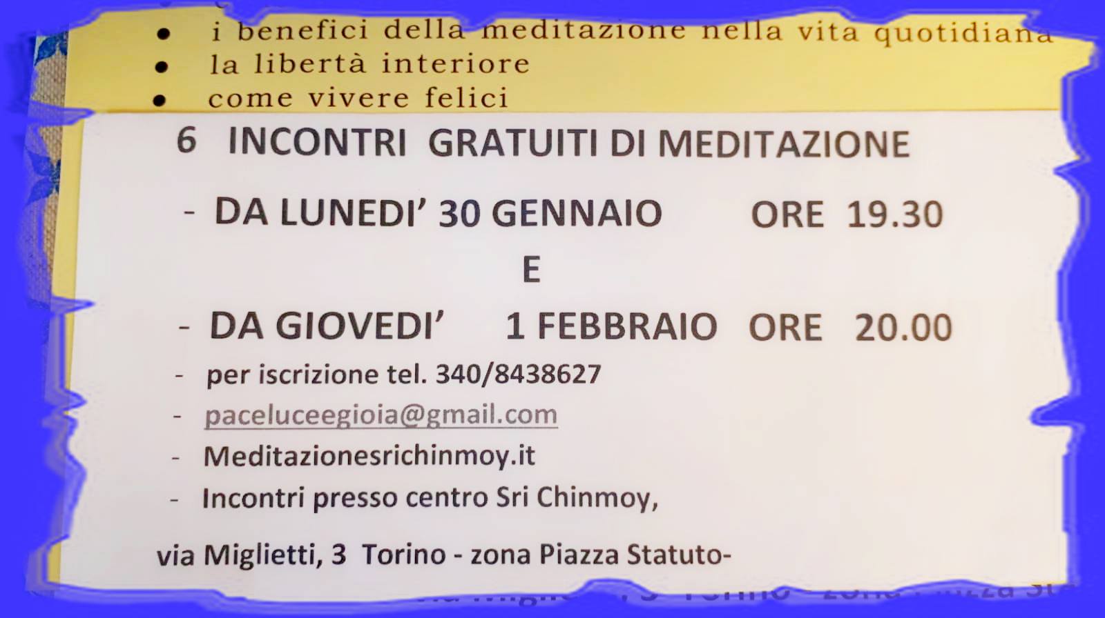 Impara a meditare a torino, impara lo yoga a torino, yoga e meditazione a torino