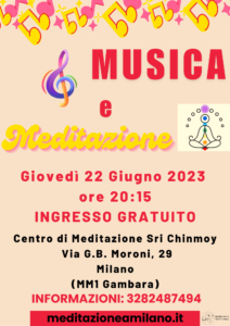 Meditazione e musica gratuita al Centro Sri Chinmoy di Milano
